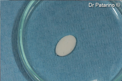 4. Oval OsteoBiol® <i>Derma</i> hydration with saline